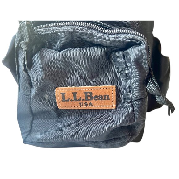 L.L. Bean Camera Case Padded Black Nylon Bag Elastic and Hook & Loop Straps - Picture 2 of 16